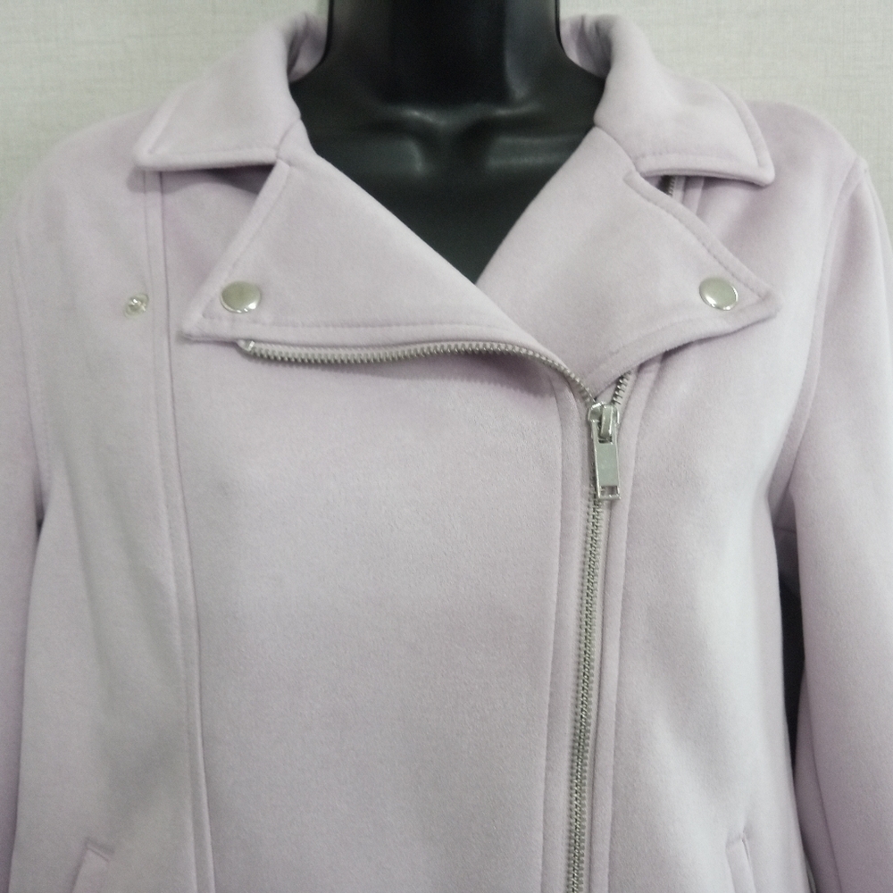 Old Navy Jacket Medium Zip-Up Basic Lavender Jack… - image 3